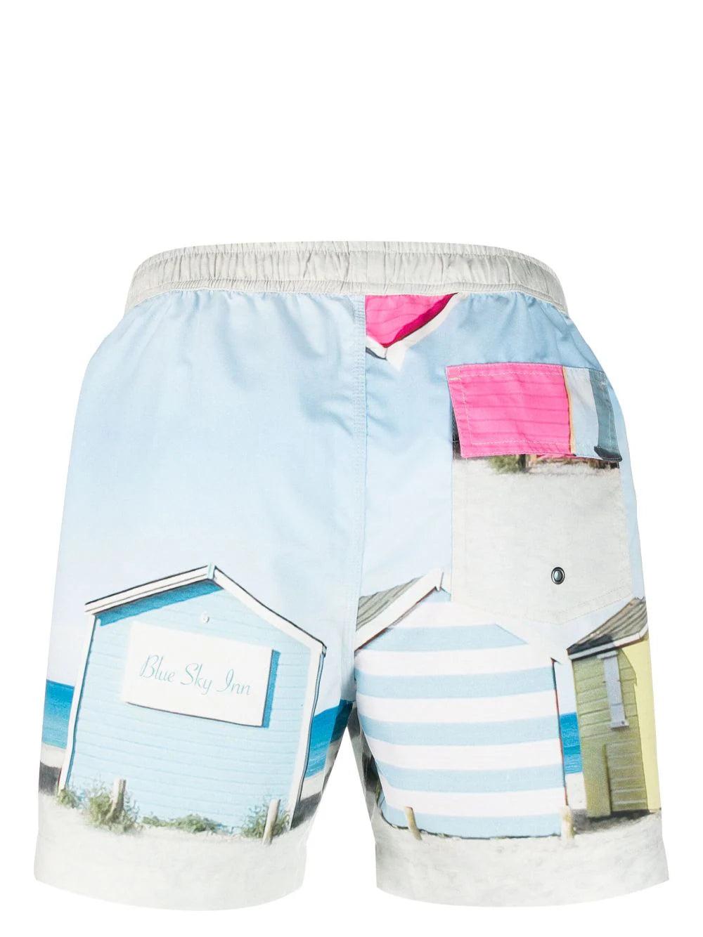 Blue Sky Inn Printed Swim Shorts
