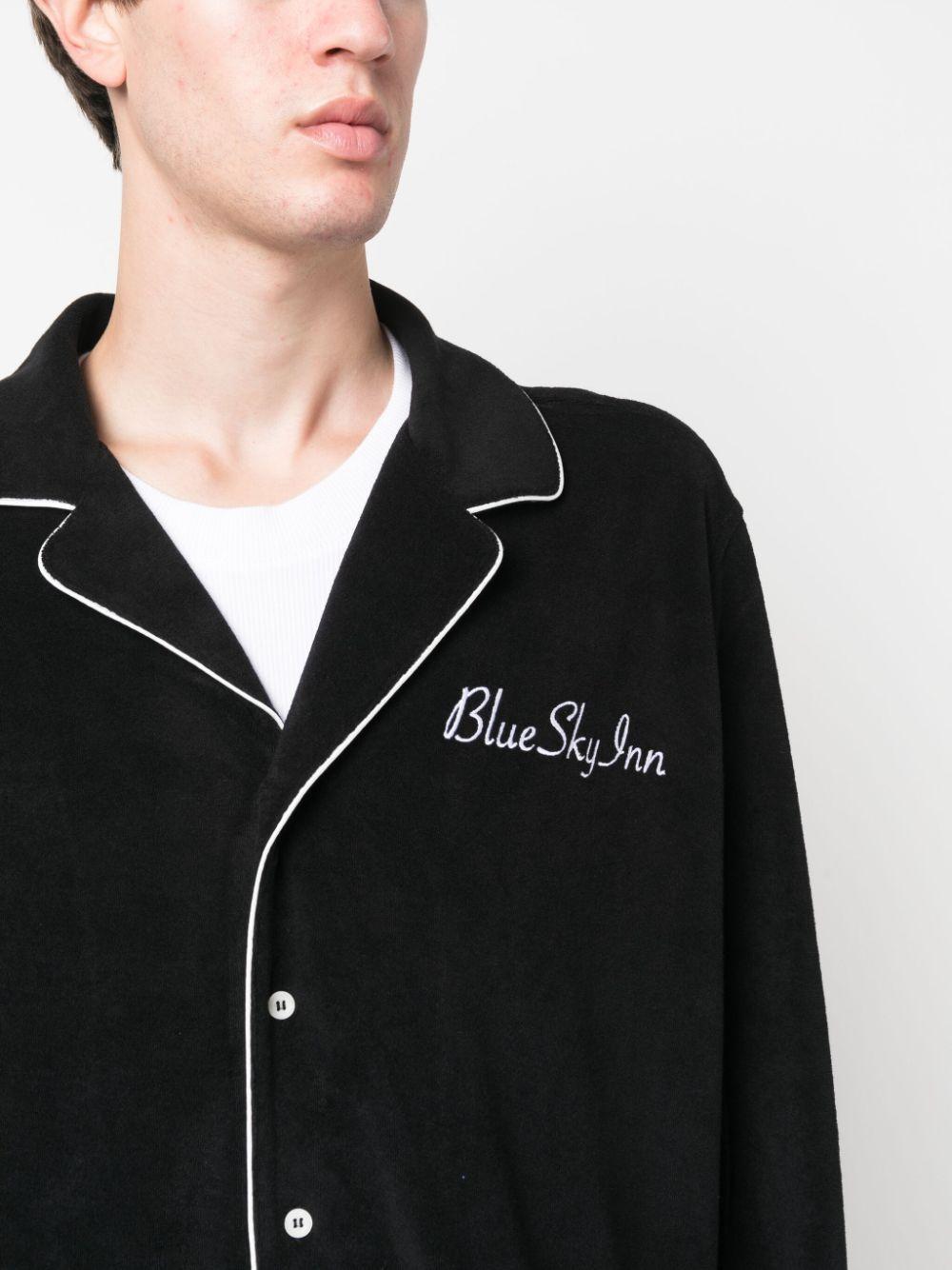 Blue Sky Inn Velvet Pyjama Shirt