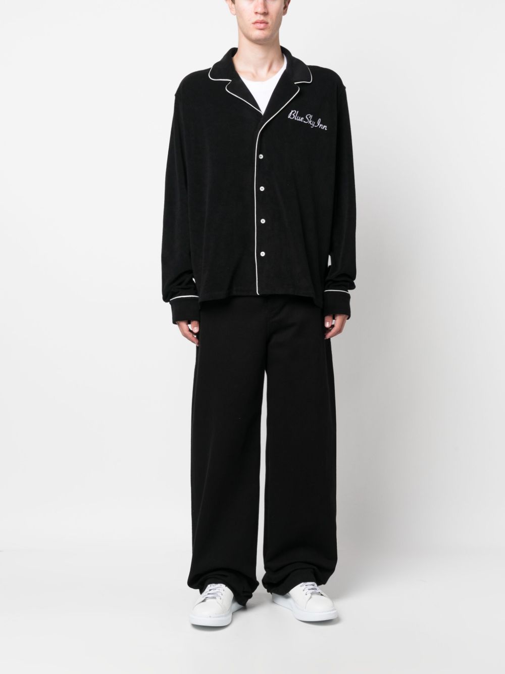 Blue Sky Inn Velvet Pyjama Shirt