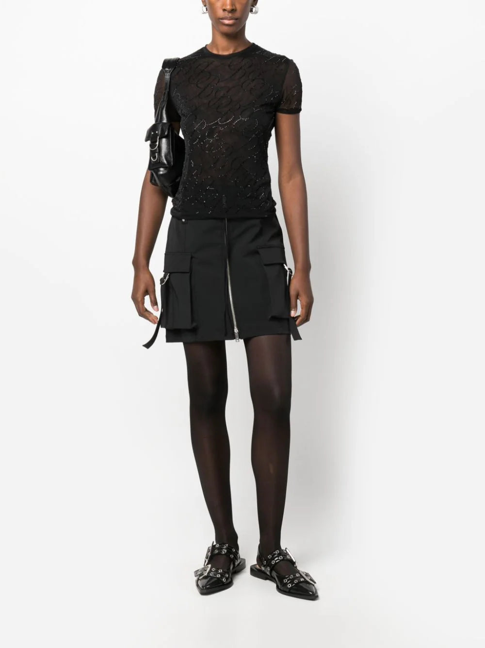 Blumarine Cargo Miniskirt