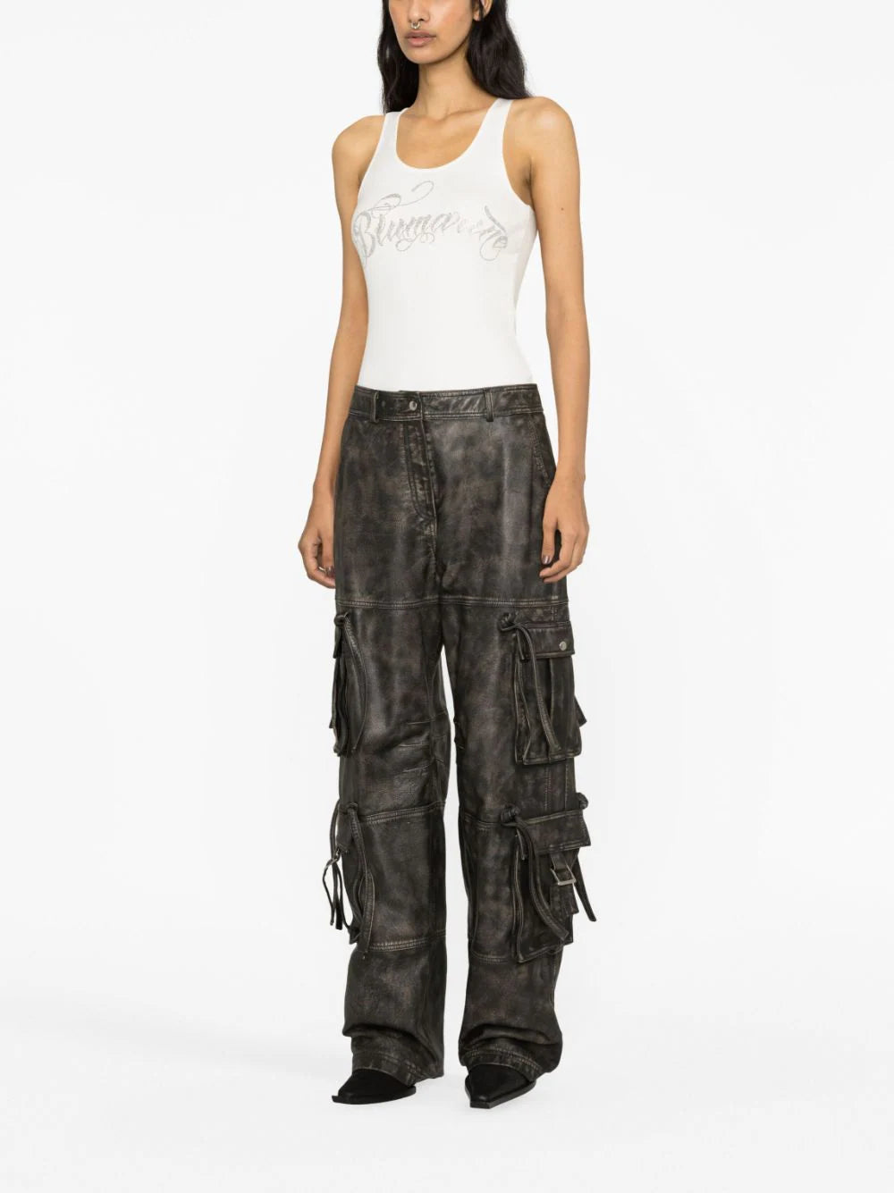 Blumarine Logo Tank Top