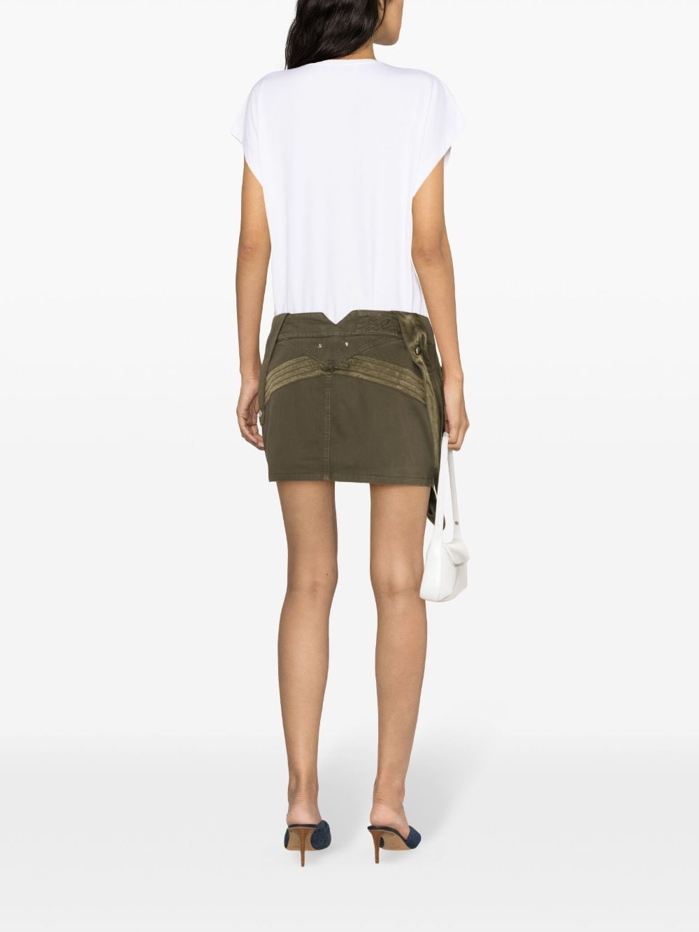 Blumarine Mini Skirt With Cargo Pockets