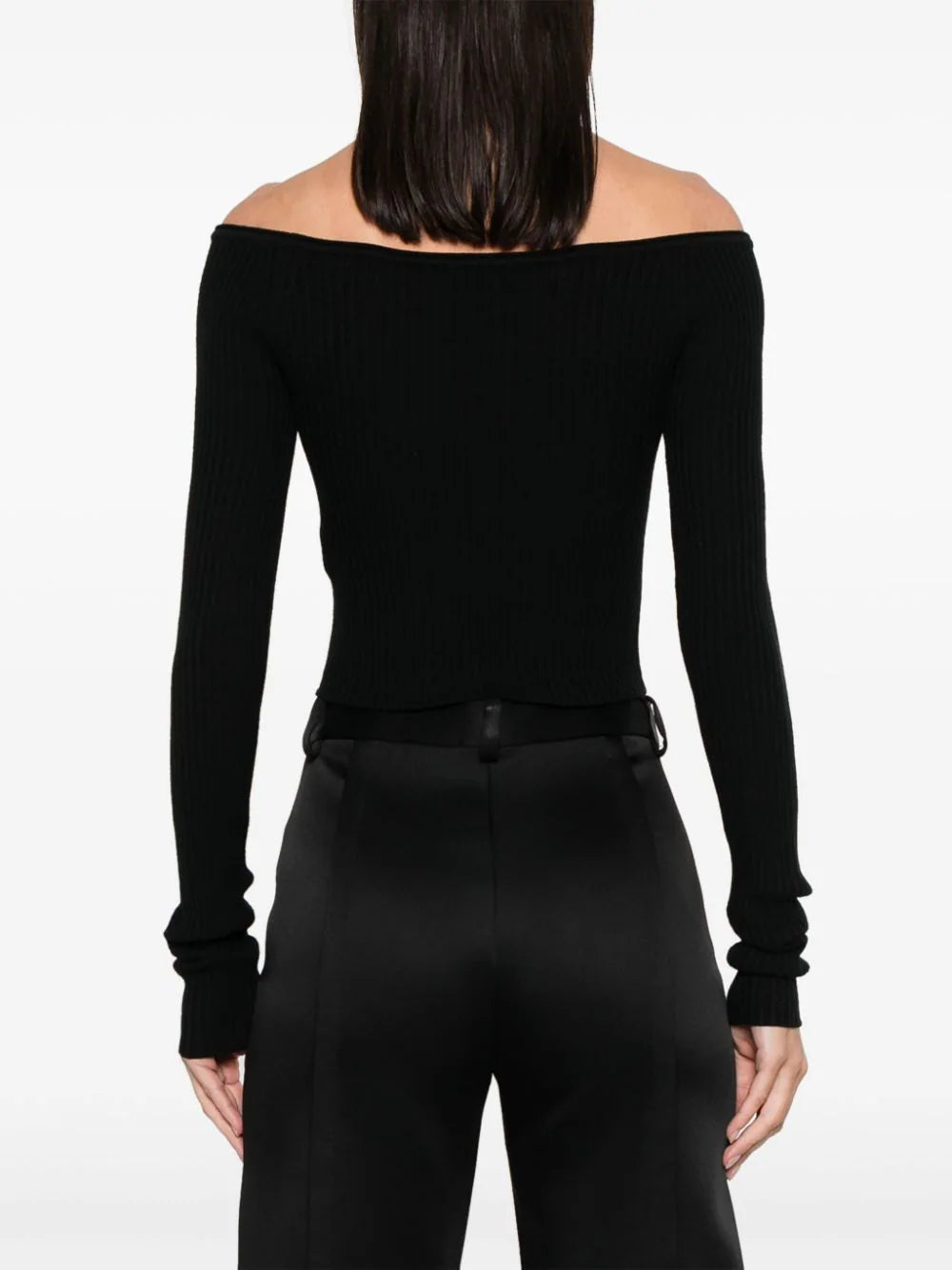 Blumarine Rose Knit Top