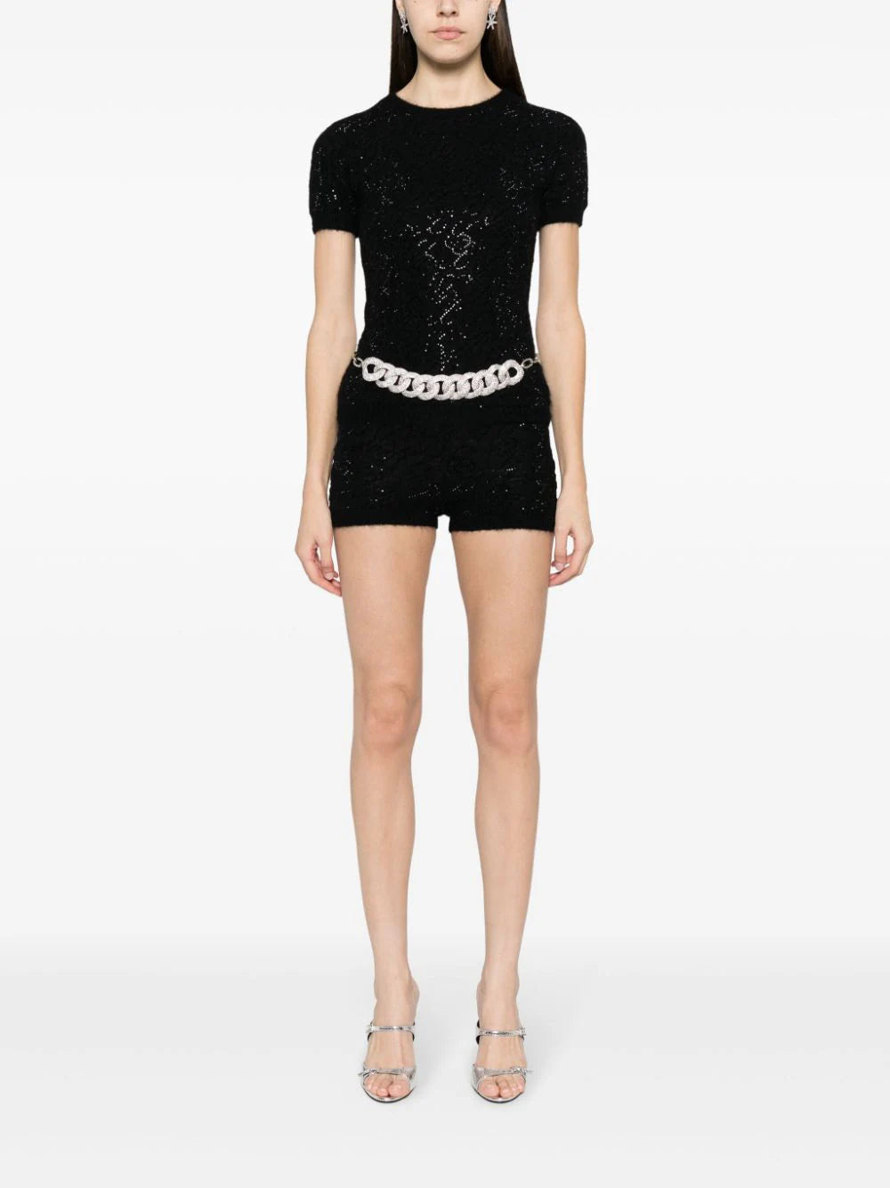 Blumarine Sweater With B Monogram