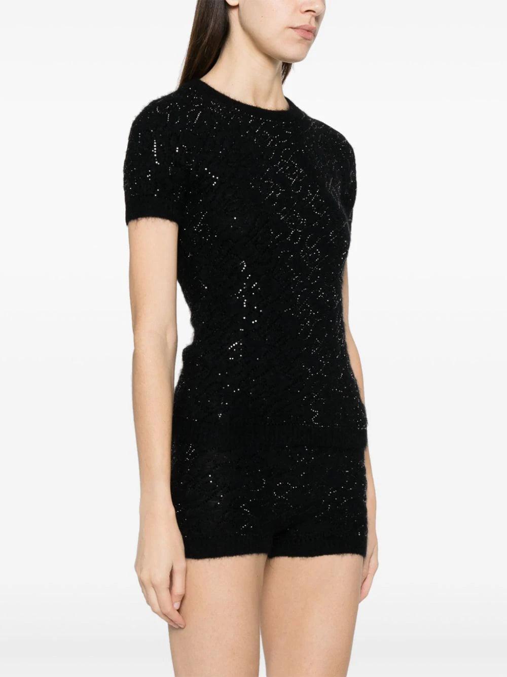 Blumarine Sweater With B Monogram