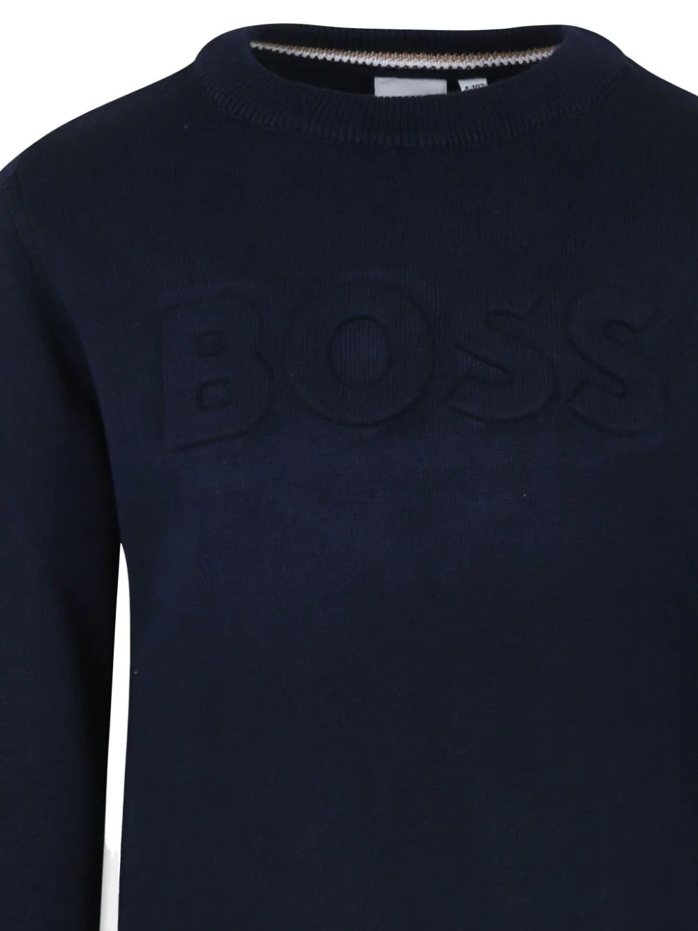 Boss Kids Jumper With Embossed Logo