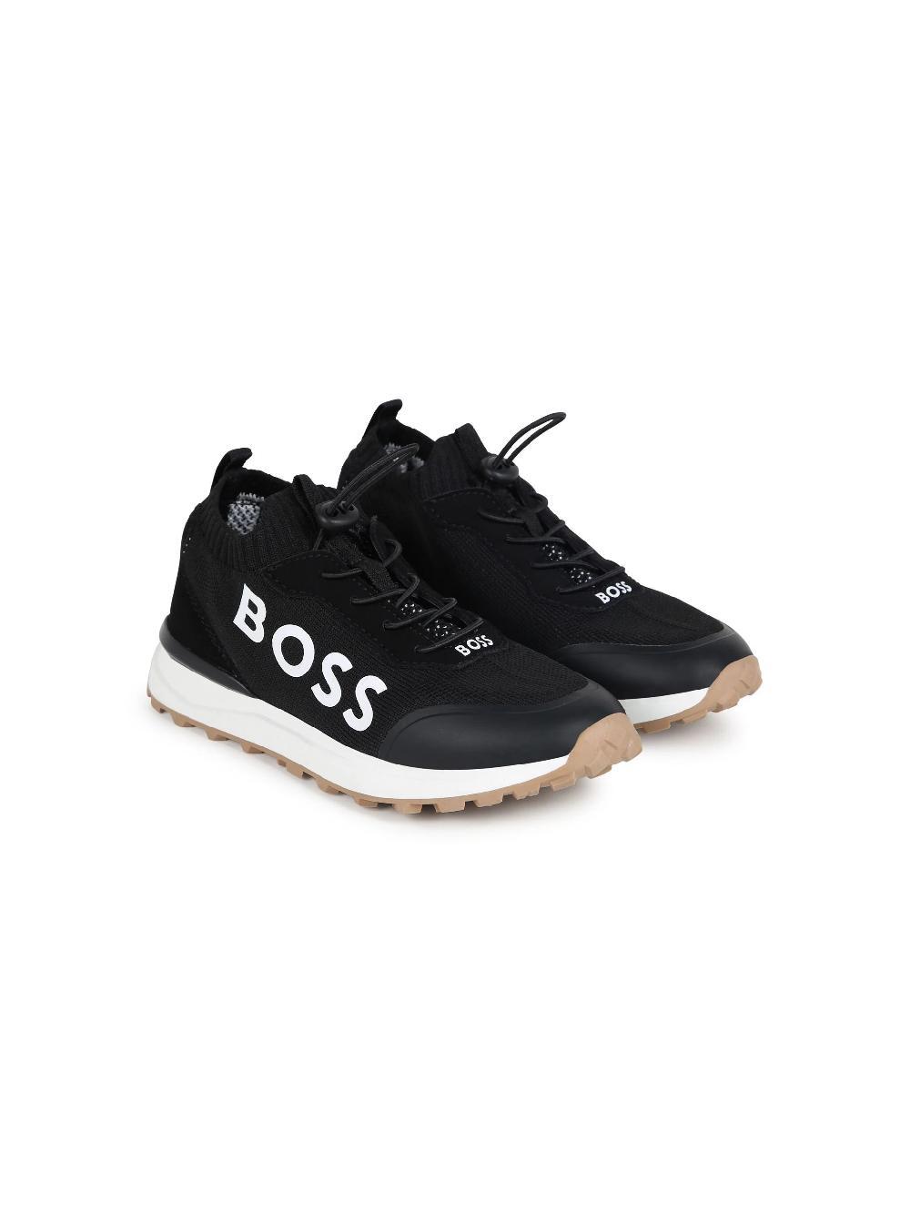 Boss Kids Sneakers Con Stampa