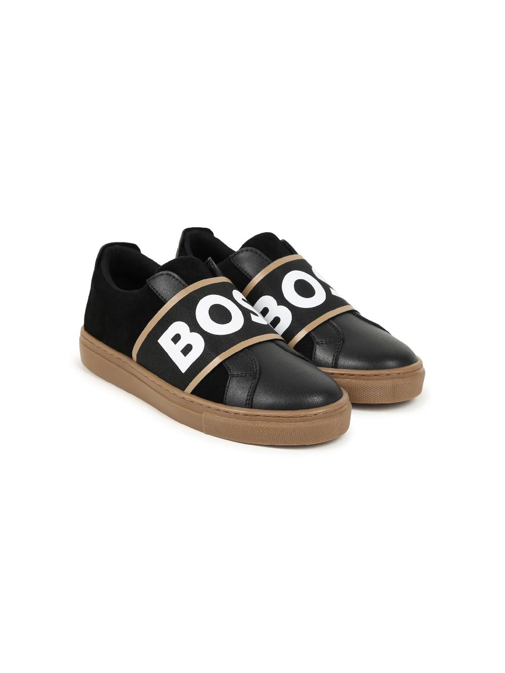 Boss Kids Sneakers With Logo