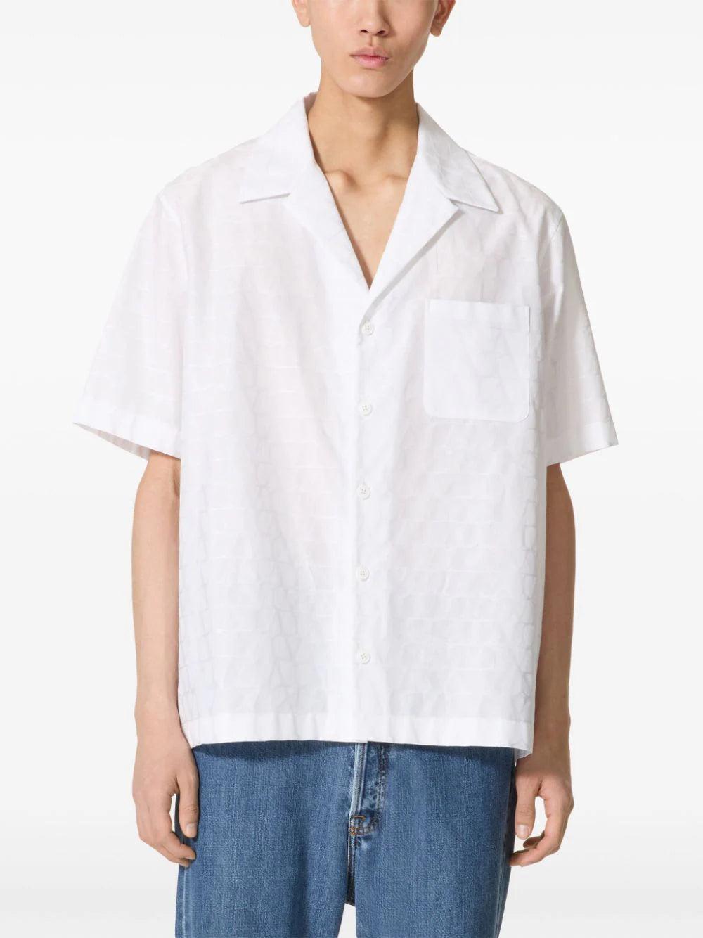 Valentino Garavani Bowling Shirt With Toile Iconographe