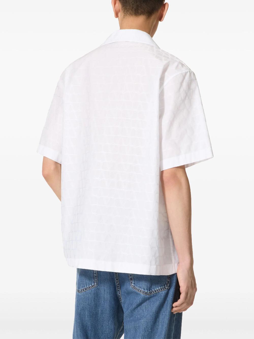 Valentino Garavani Bowling Shirt With Toile Iconographe