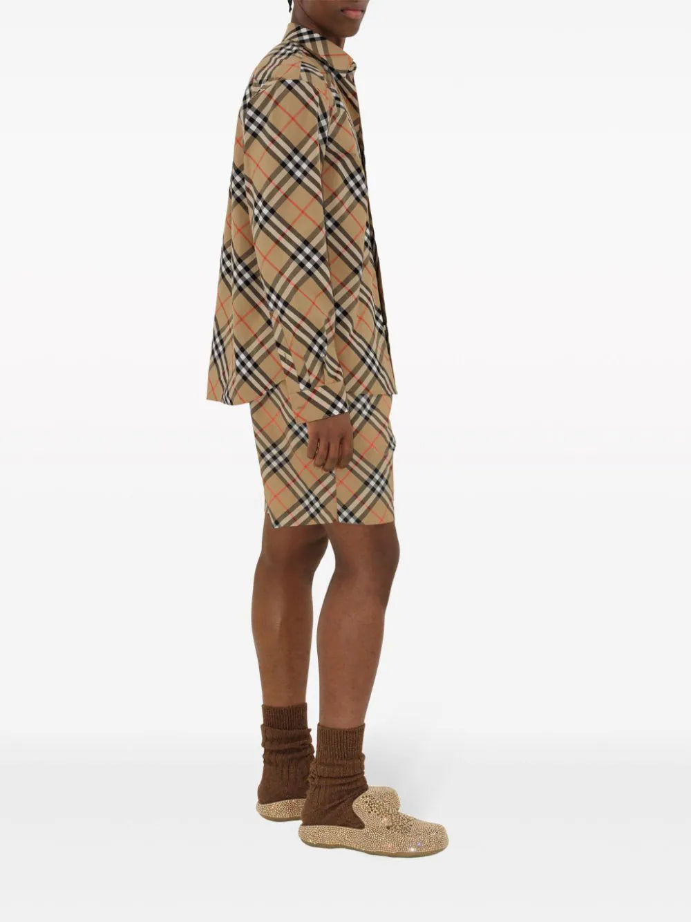 Burberry Camicia In Cotone A Quadri