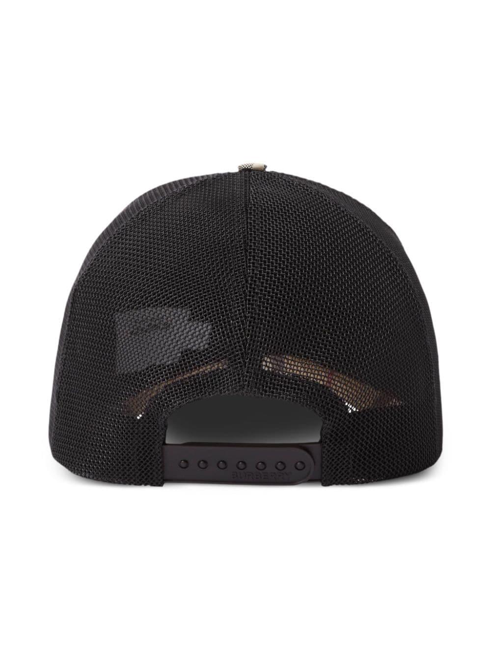 Burberry Check And Mesh Cap