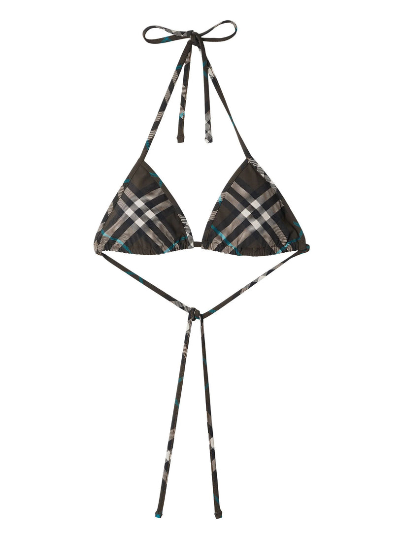 Burberry Check bikini top