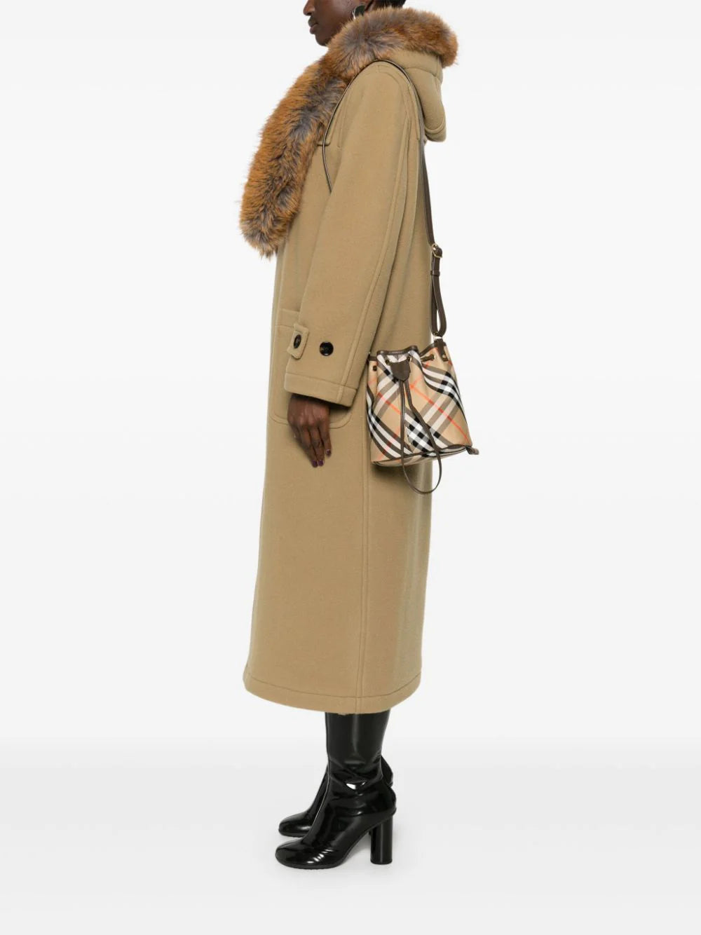 Burberry Check Bucket Bag