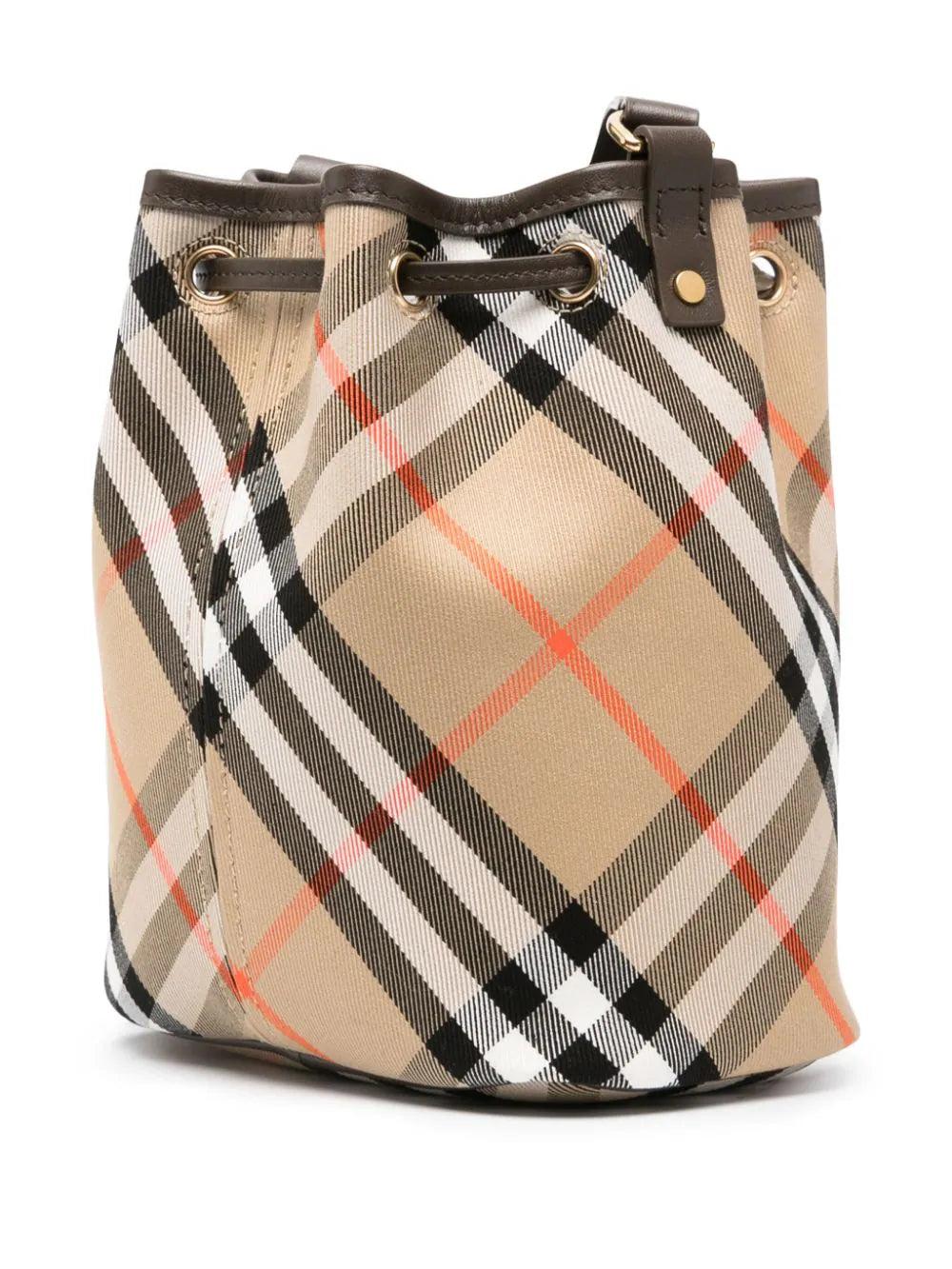 Burberry Check Bucket Bag