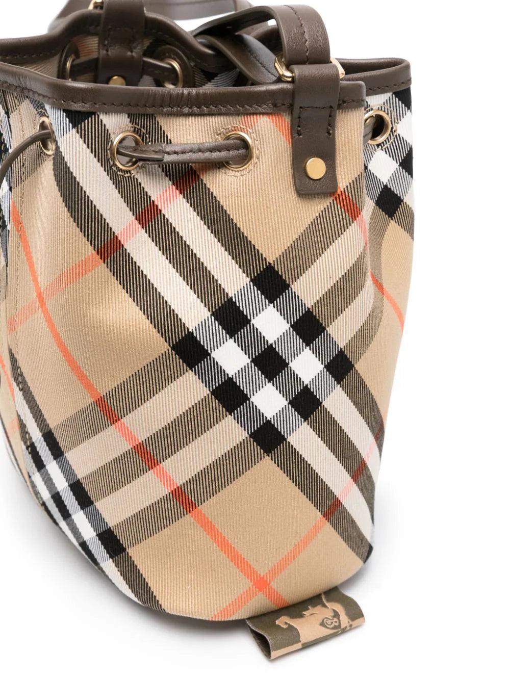 Burberry Check Bucket Bag