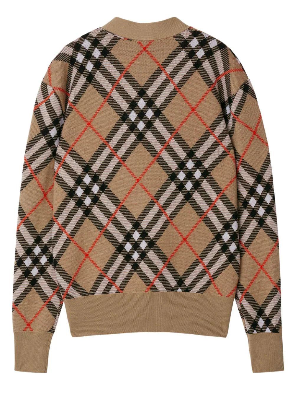 Burberry Check Cardigan
