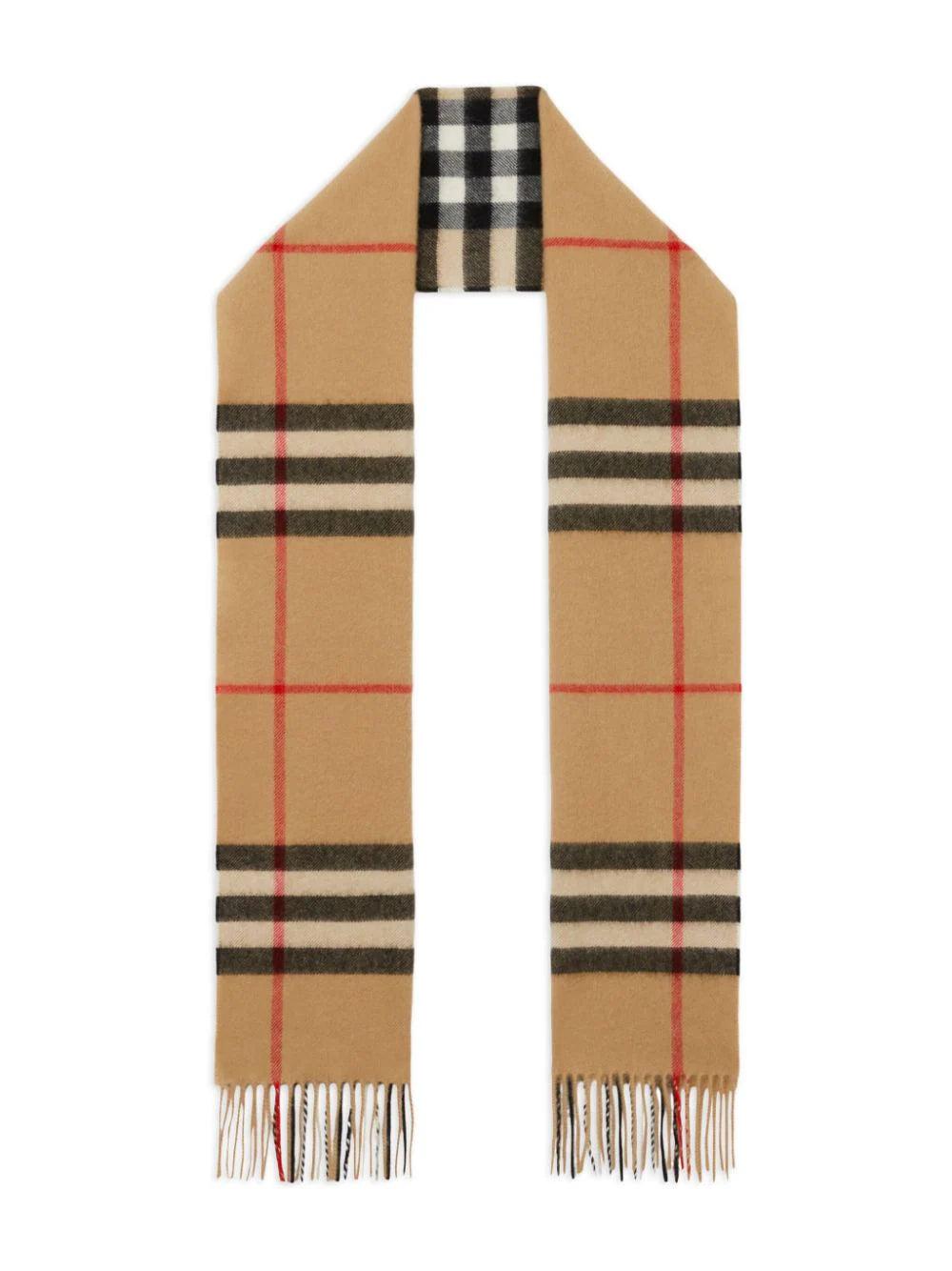 Burberry Check Cashmere Scarf