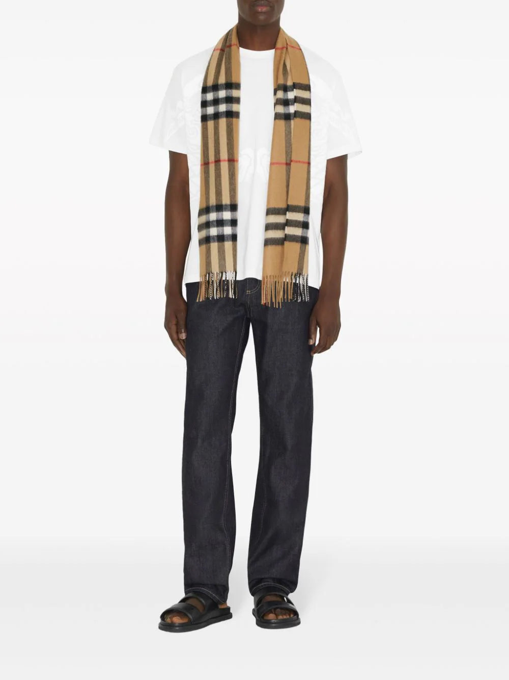 Burberry Check Cashmere Scarf