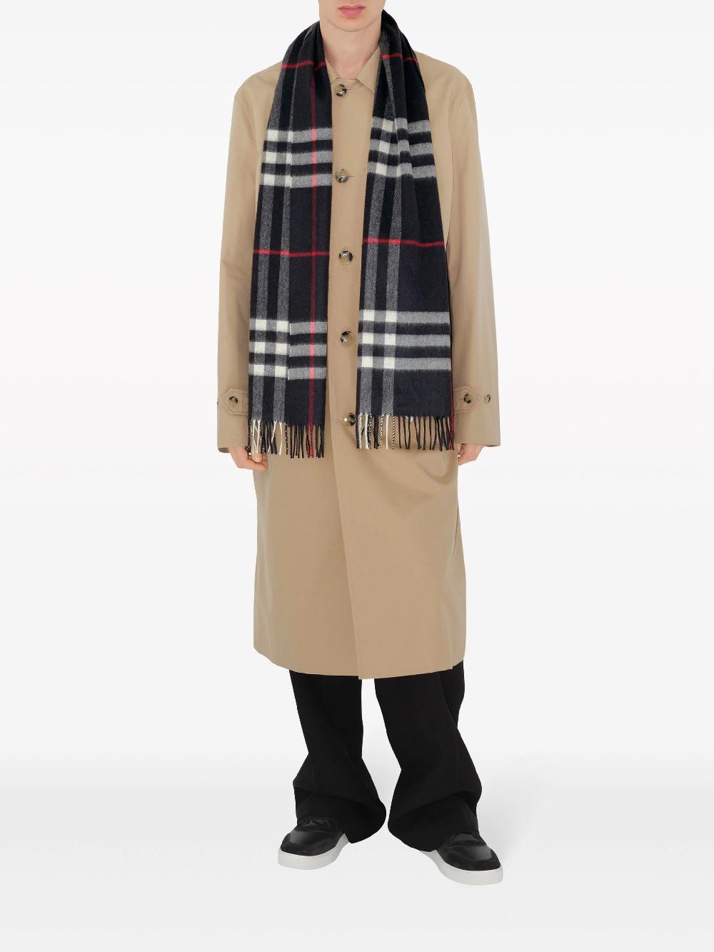 Burberry Check Cashmere Scarf