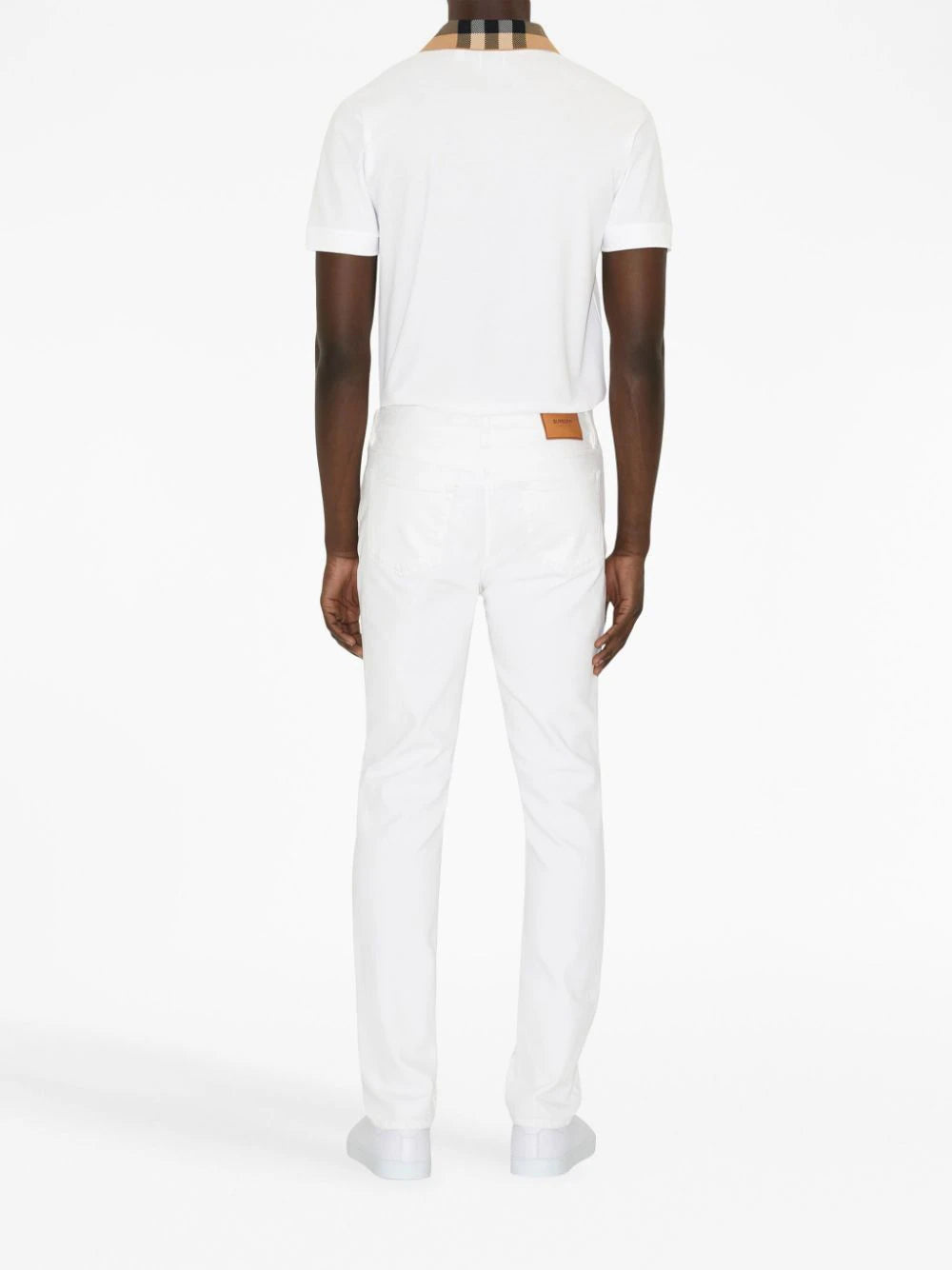 Burberry Check Collar Polo Shirt