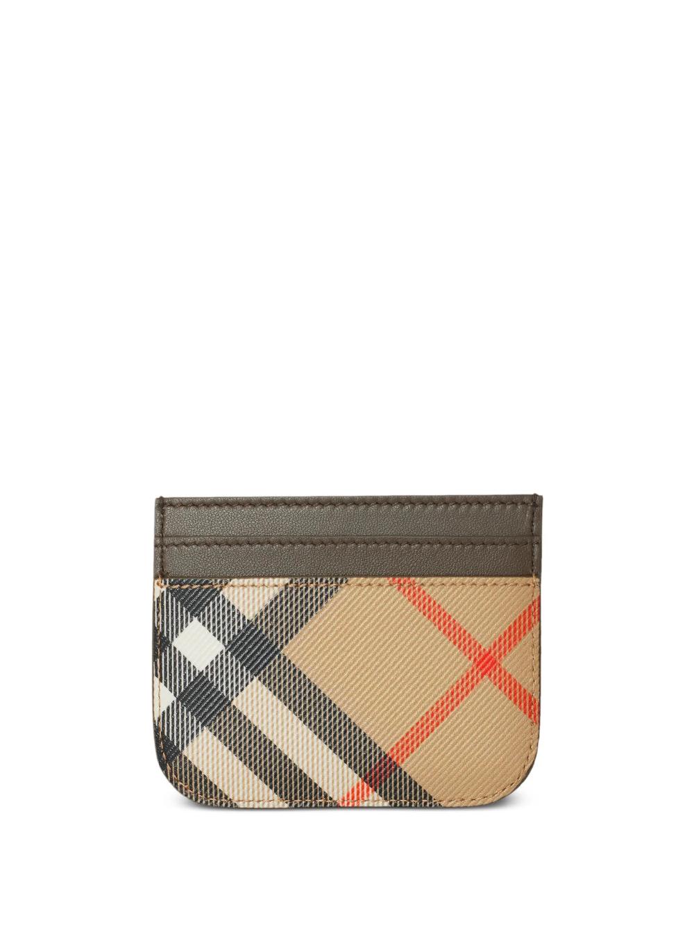 Burberry Check Credit Card Holder