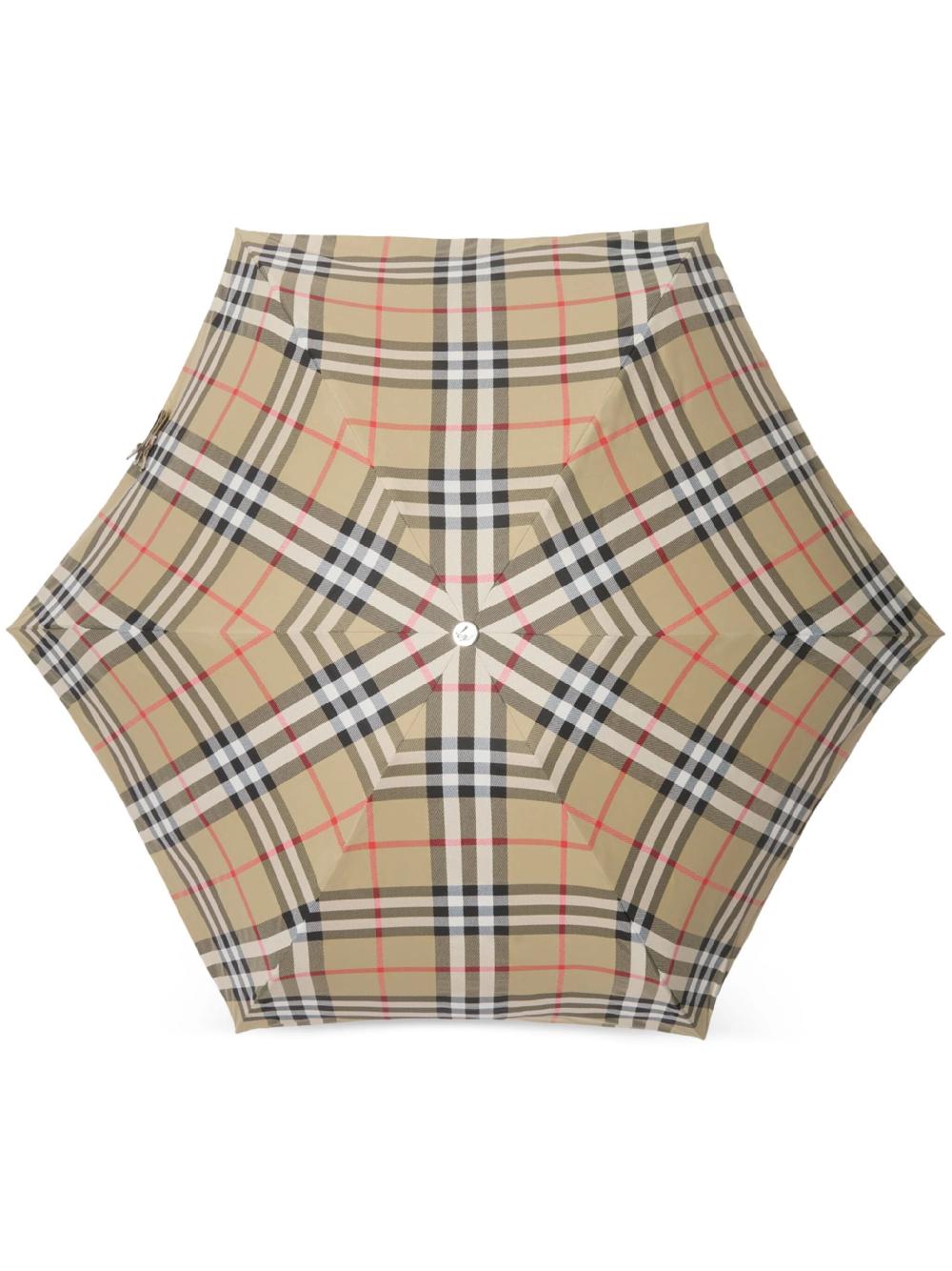 Burberry Check Folding Umbrella