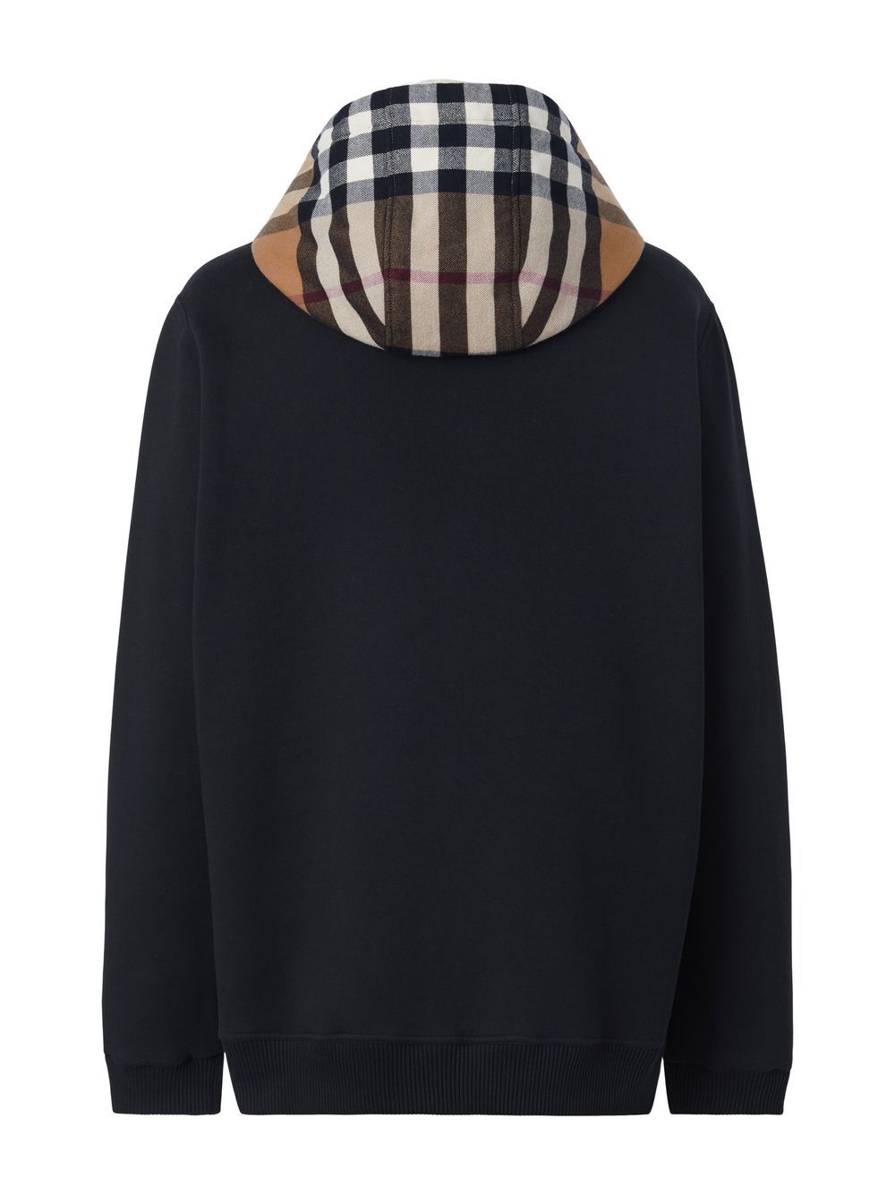 Burberry Check Hood Zip Hoodie