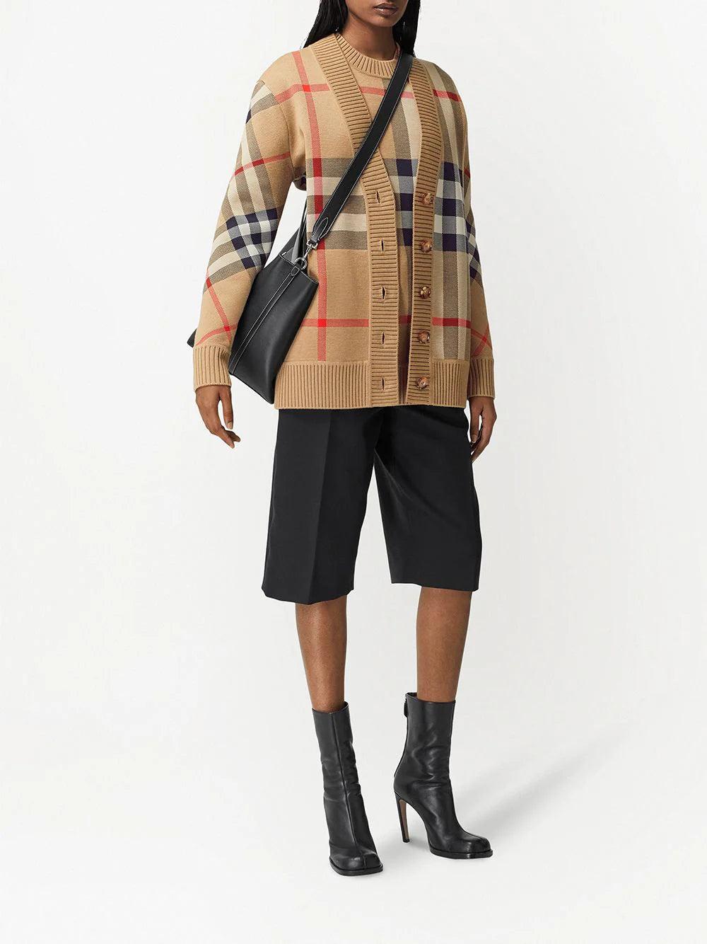 Burberry Check Jacquard Cardigan
