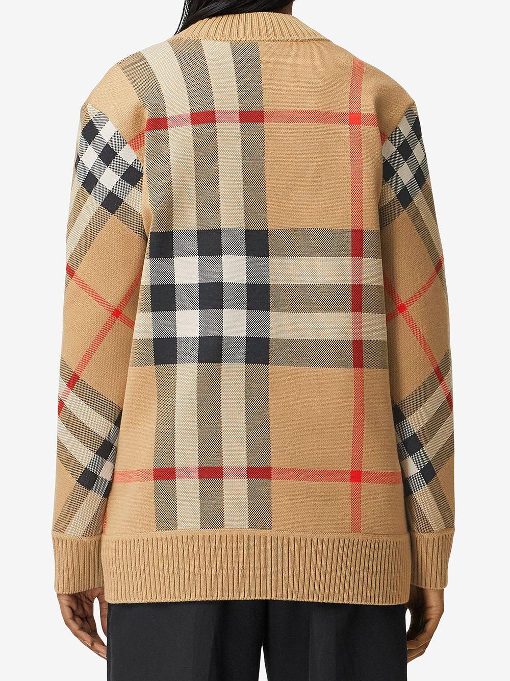 Burberry Check Jacquard Cardigan