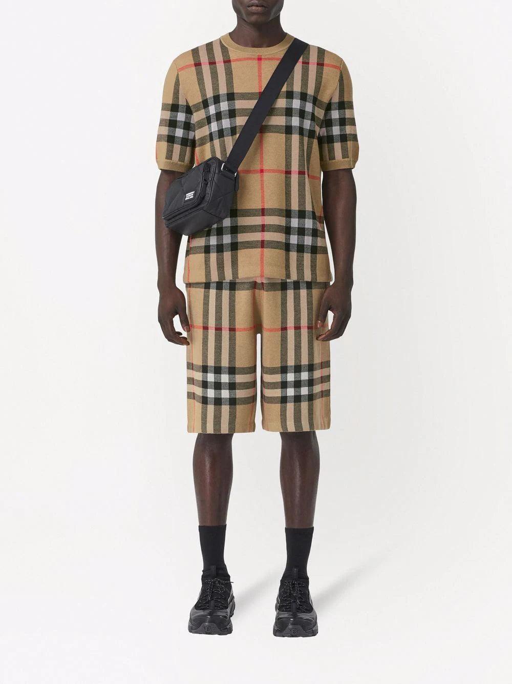 Burberry Check Jacquard Shorts