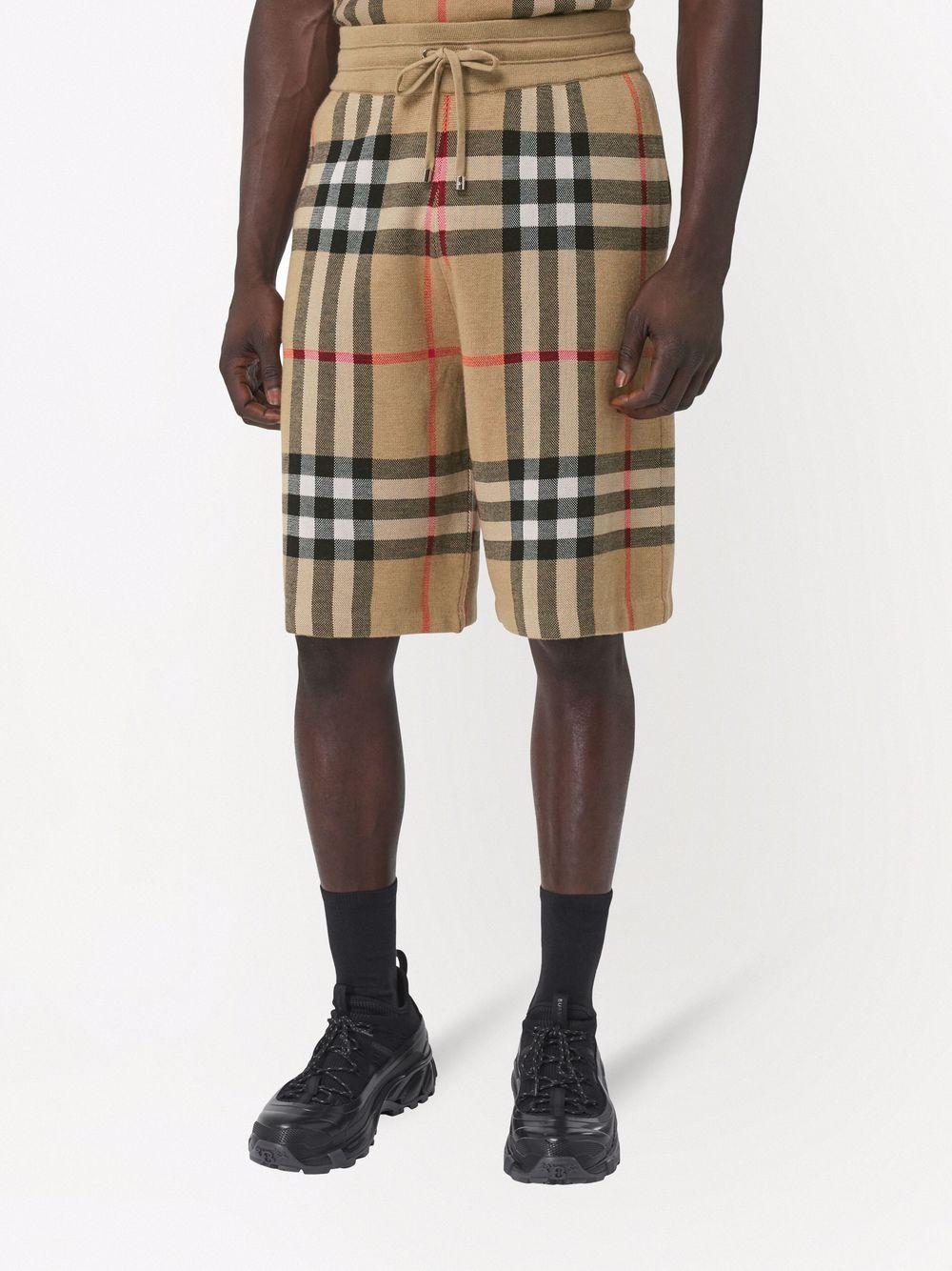 Burberry Check Jacquard Shorts