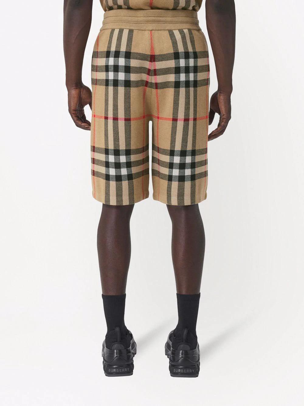 Burberry Check Jacquard Shorts