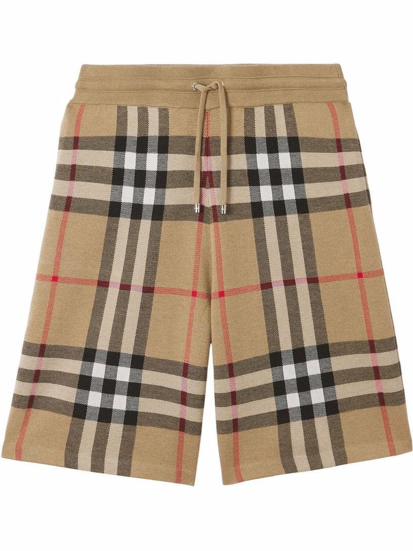 Burberry Check jacquard shorts