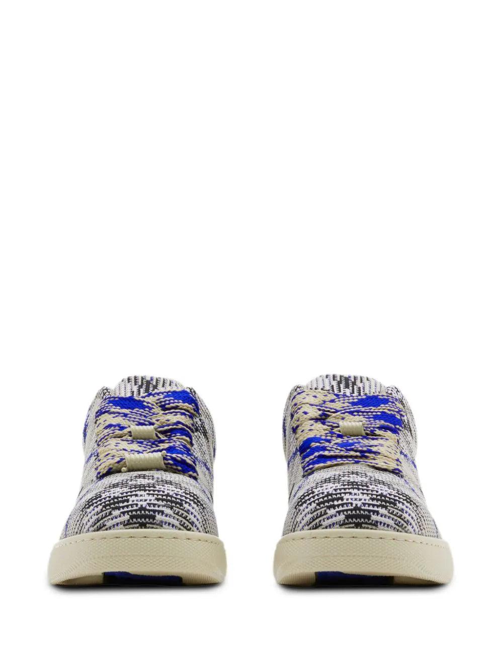 Burberry Check Knit Box Sneakers