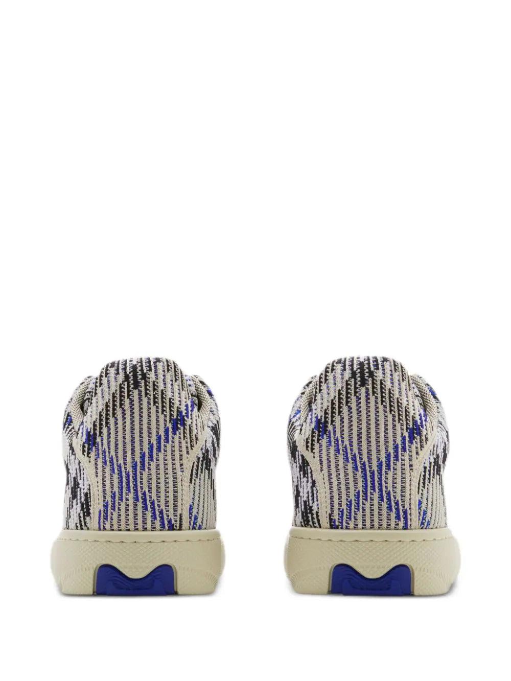 Burberry Check Knit Box Sneakers
