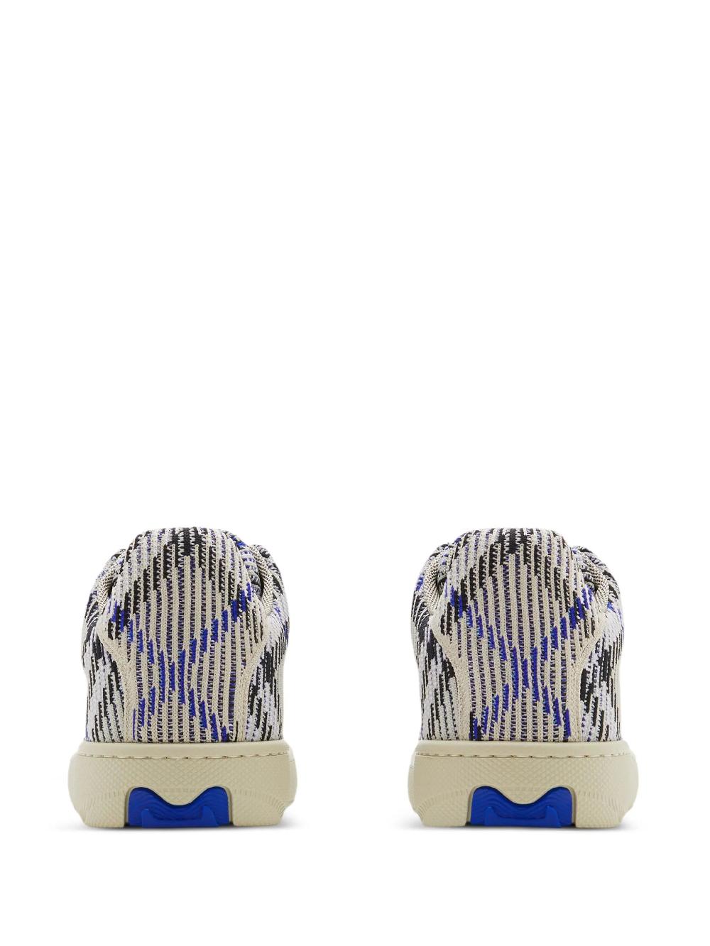 Burberry Check Knit Box Sneakers
