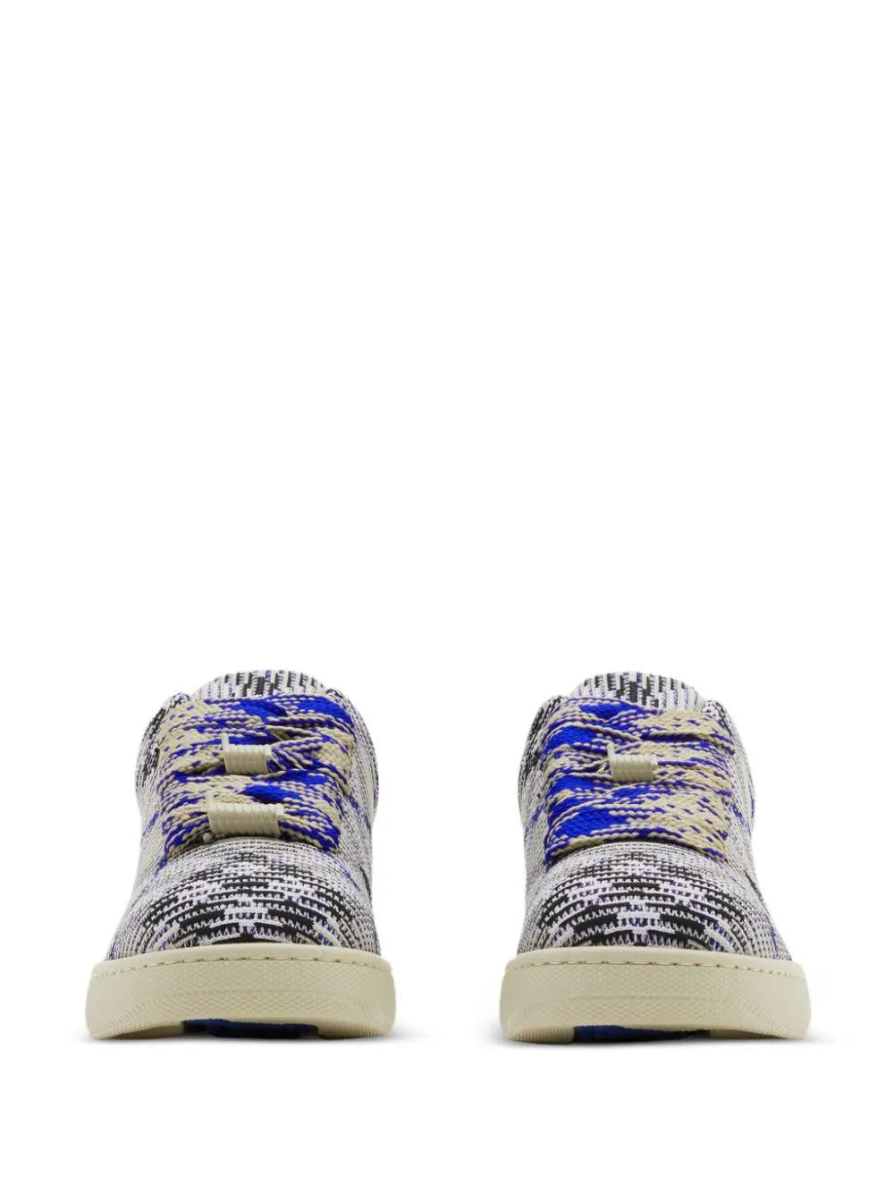 Burberry Check Knit Box Sneakers