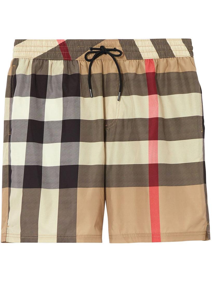 Burberry Check swim shorts