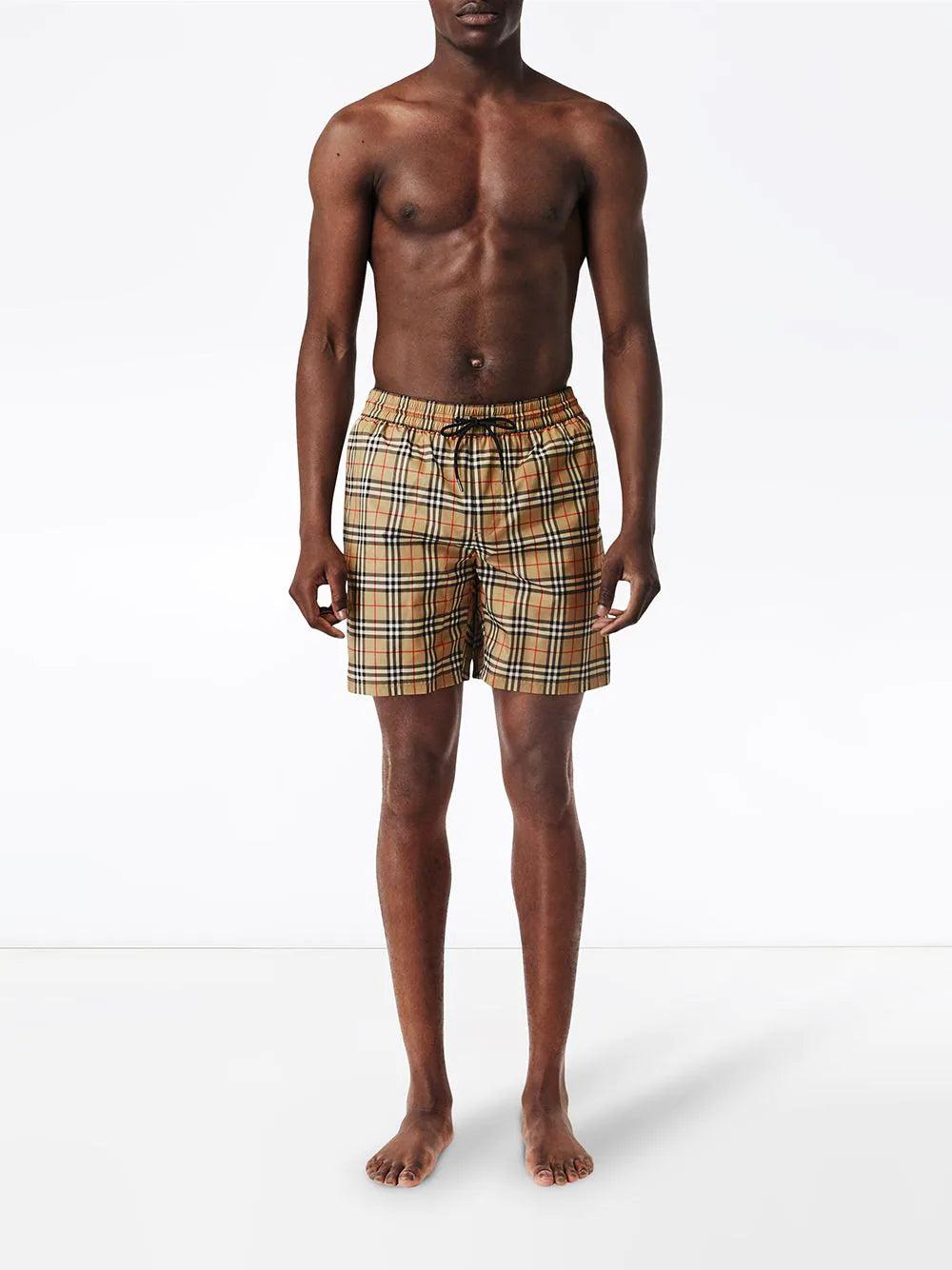 Burberry Check Swim Shorts