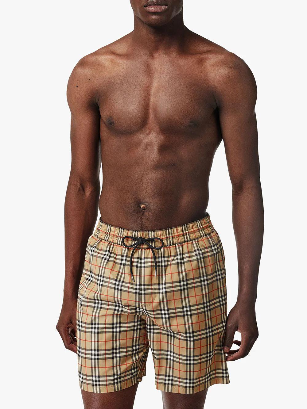 Burberry Check Swim Shorts