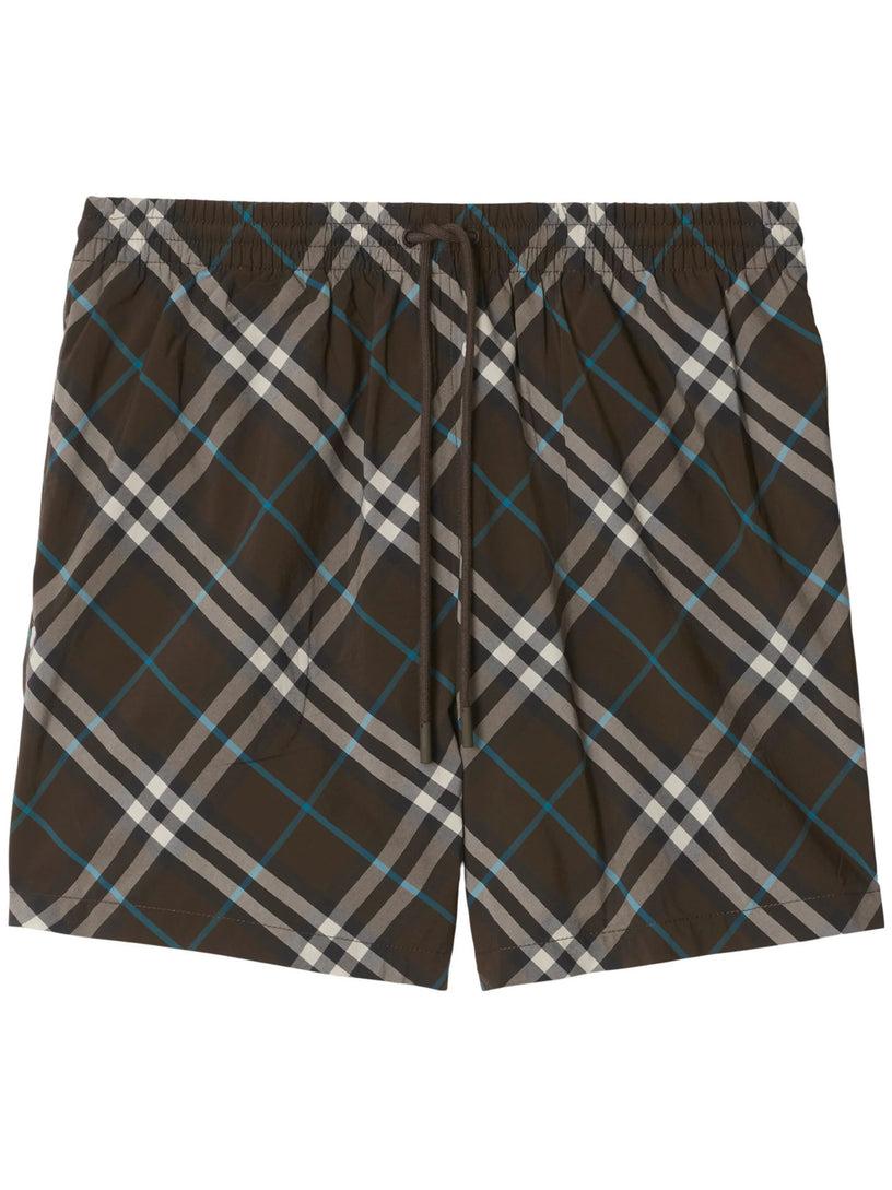 Burberry Check swim shorts