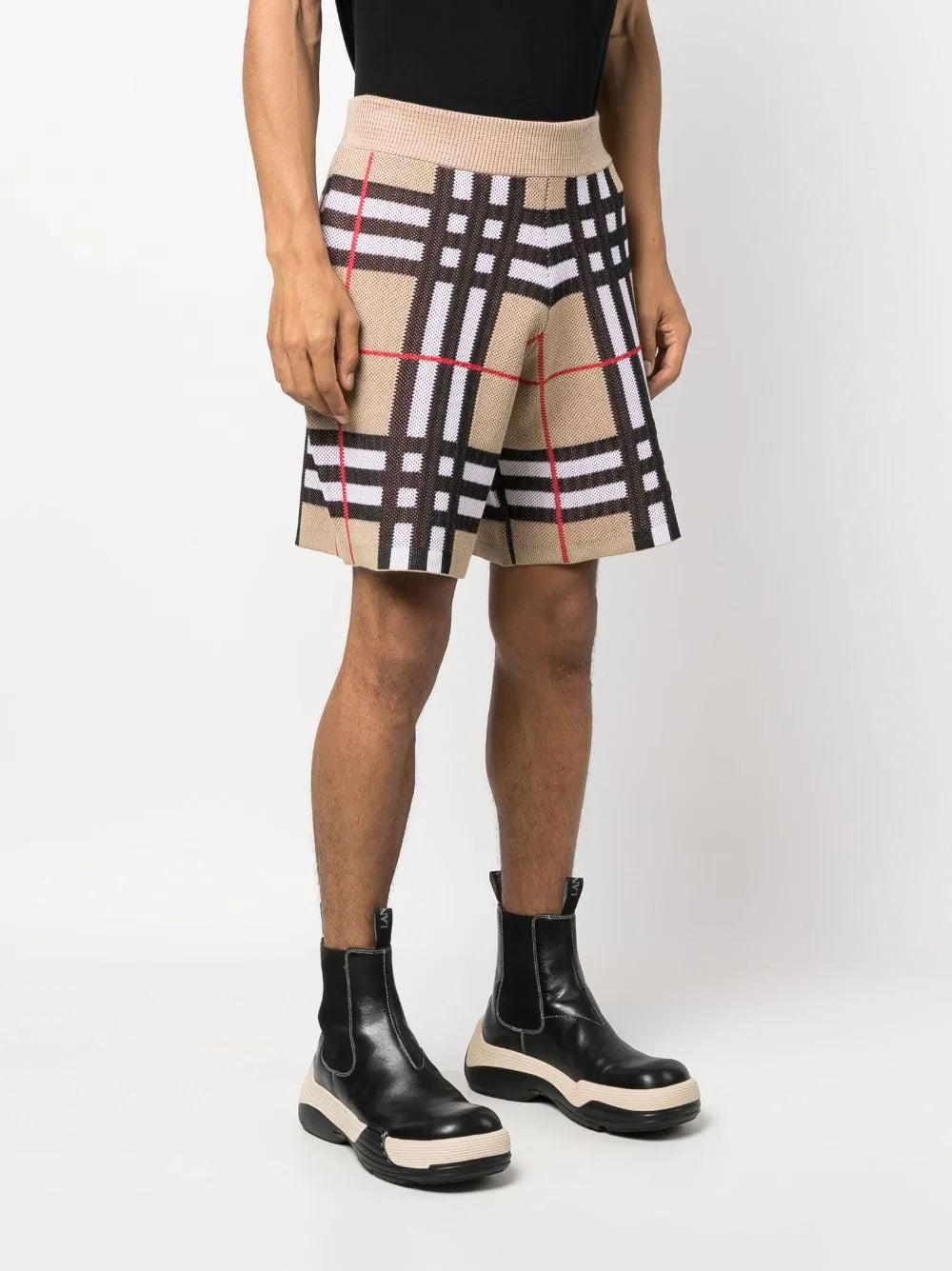 Burberry Check Technical Shorts