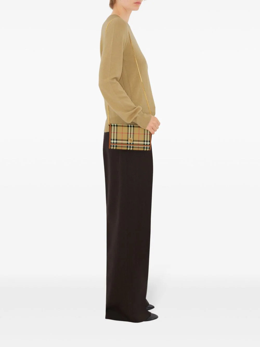 Burberry Check Wallet On Chain