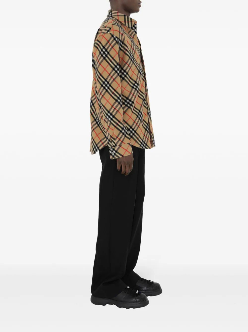 Burberry Check Wool Shirt