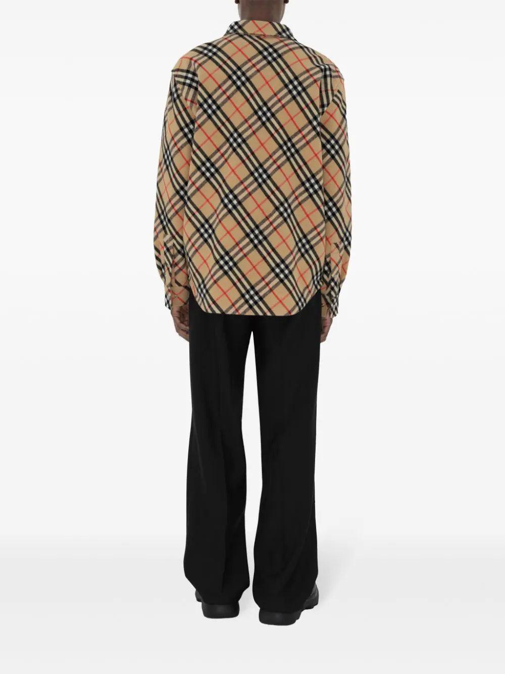 Burberry Check Wool Shirt