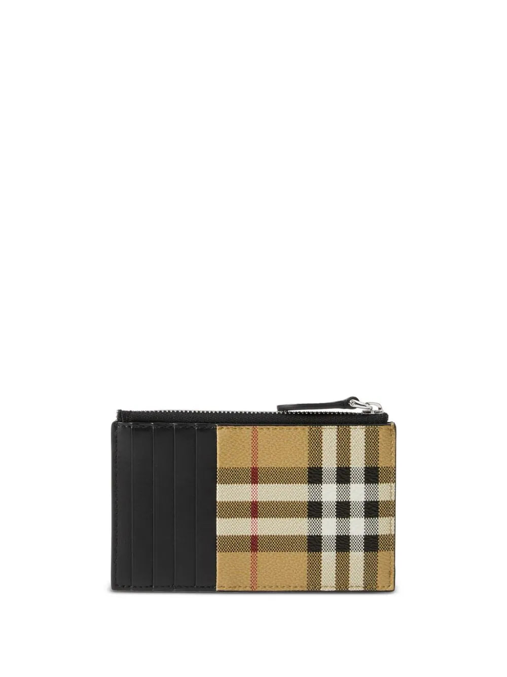 Burberry Check Zip Card Case