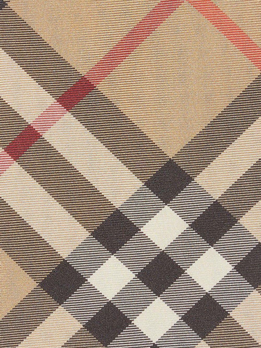 Burberry Classic Cut Tie With Vintage Check Motif