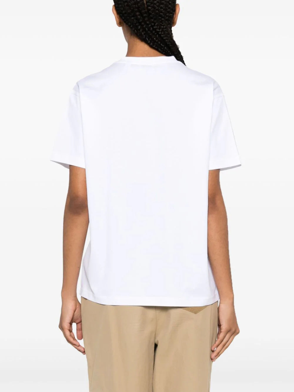 Burberry Cotton T-shirt With Check Pocket