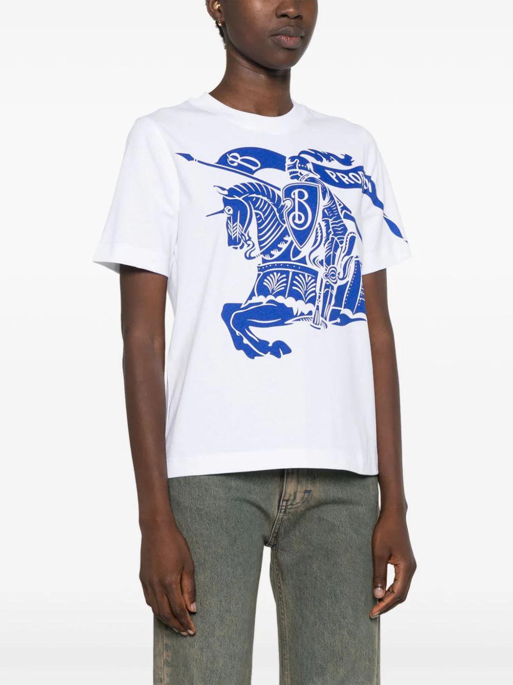 Burberry Cotton T-shirt With Ekd